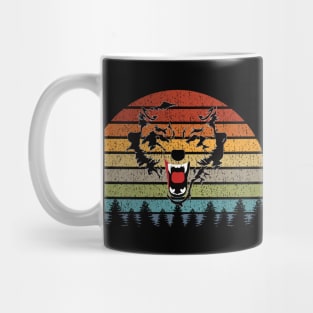 Wolf Head Retro Mug